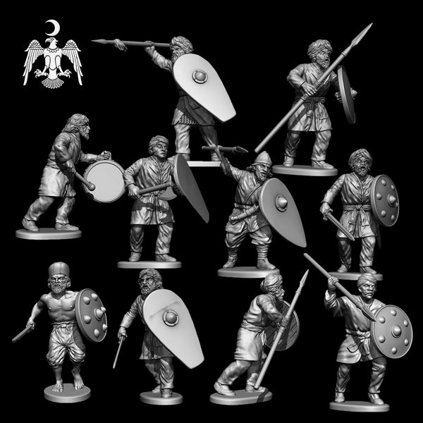 Preview of 28mm plastic arab infantry - Karwansaray Publishers