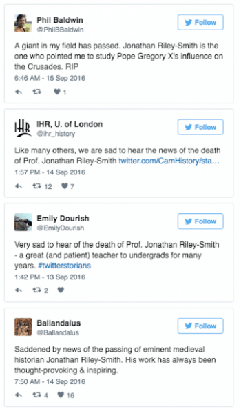 Remembering Jonathan Riley-Smith - Karwansaray Publishers