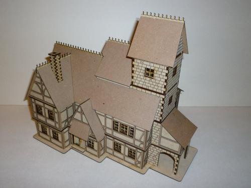 Sleepy Hollow inspired MDF buildings - Karwansaray Publishers