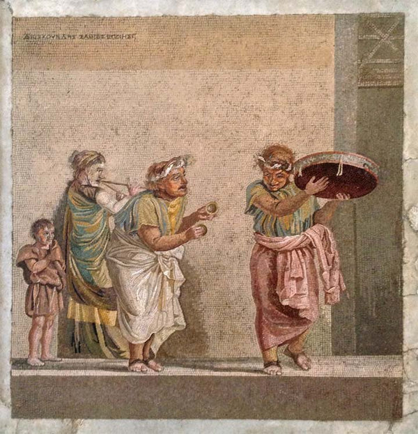 Street musicians in Pompeii - Karwansaray Publishers