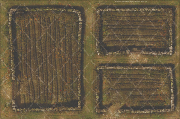 Warbases printed MDF fields - Karwansaray Publishers