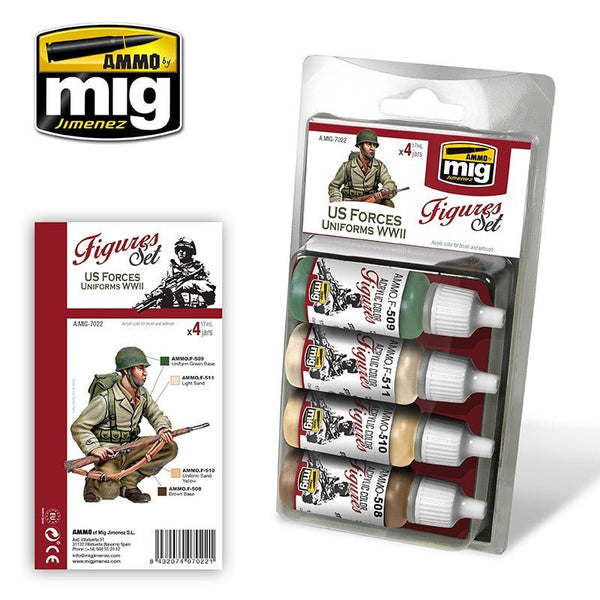 WW2 US Army paint set - Karwansaray Publishers