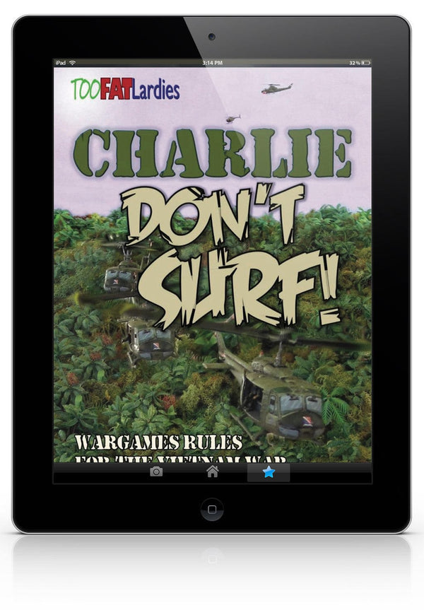 TooFatLardies Digital wargames rules Charlie don't surf (PDF)
