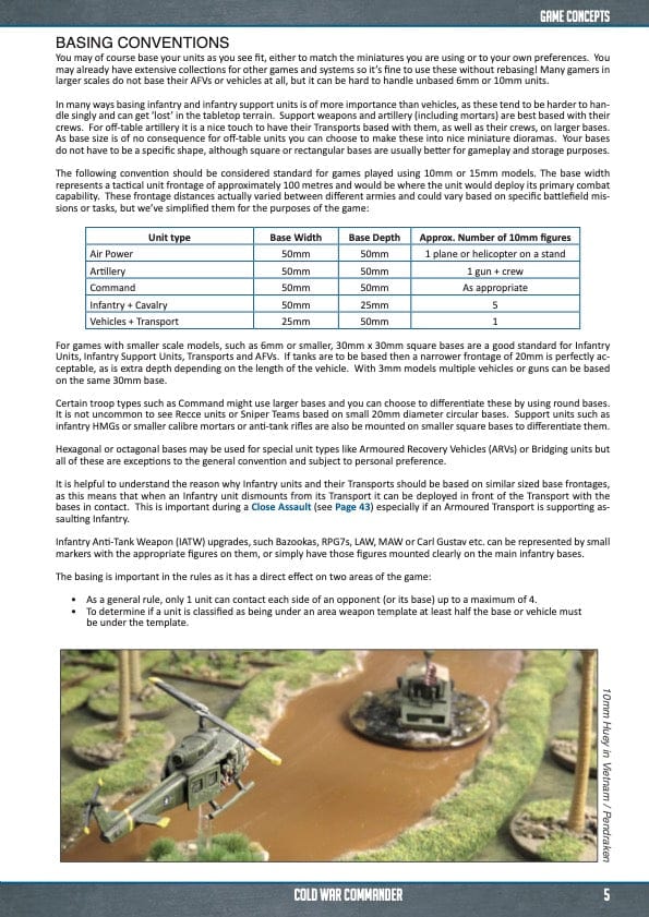 Pendraken Wargames ruleset Cold War Commander 2