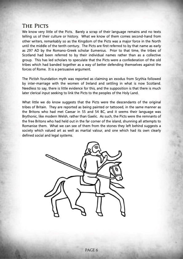 TooFatLardies Print, Paper The Raiders for Dux Britanniarum