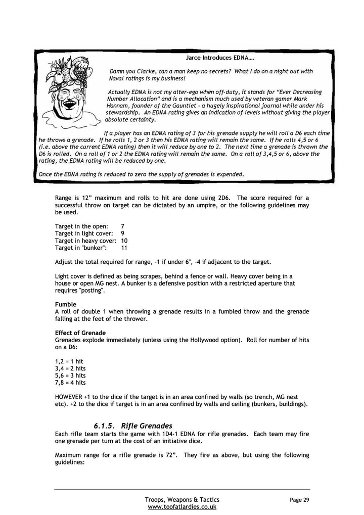 Digital Wargames Rules - Troops Weapons and Tactics Guide